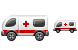 Ambulance car icons