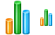 Bar graph icons