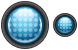 Blue LED icons