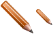 Brown pencil icons