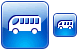 Bus station icons