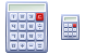 Calculator icons