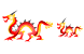 Chinese dragon icons
