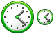 Clock icons