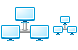 Computer network icons