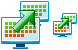Data transmission icons