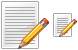 Edit document icons