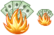 Fire damage icons