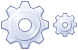 Gear icons