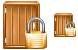 Locked door icons