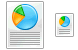 Market report icons