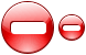 No entry icons