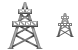 Oil derrick icons