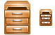 Open card index icons