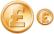 Pound coin icons