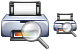 Print preview icons