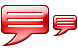 Red message icons