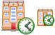 Rent apartment icons
