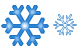 Snowflake icons
