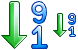 Sorting 9-1 icons