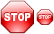 Stop sign icons