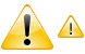 Warning icons