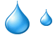 Water drop icons