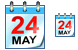 Calendar icons