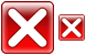 Close icons