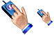 Finger-print scanning icons