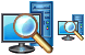 Search on computer icons