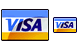 VISA card icons