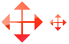 Cursor drag arrow icon