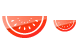 Watermelon piece icons