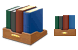 Book library icons