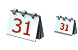 Calendar icons