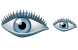 Eye icons