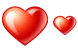 Heart icons