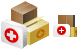 Medical store icons