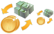 Money exchange icons