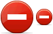 No entry icons