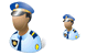 Policeman icons