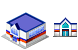 Retail shop icons