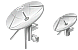 Satellite antenna icons