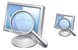 Search on computer icons