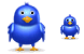 Twitter bird icons