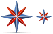 Wind rose icons