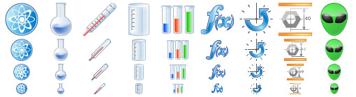 Science Toolbar Icons