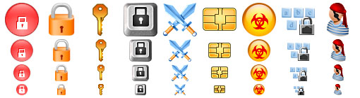 Security Toolbar Icons