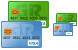 Access cards icons